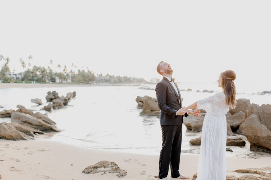 Couple Photo Session at Dorado Beach Ritz Carlton Reserve in Puerto Rico by Nina Martin 